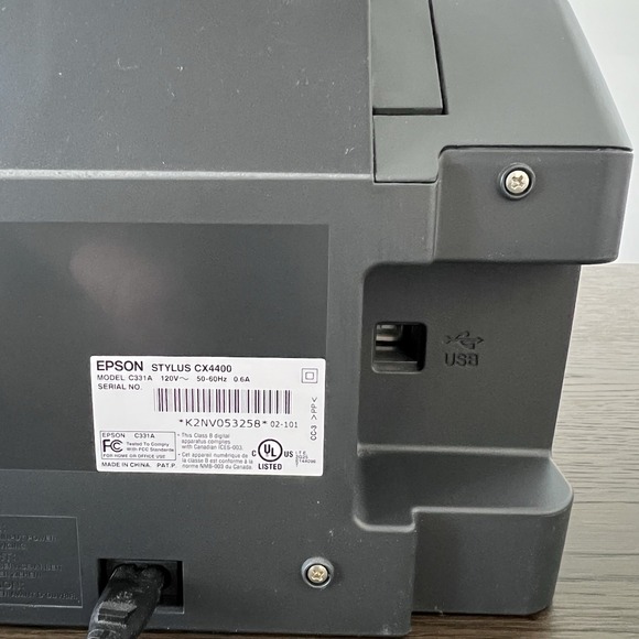 EPSON STYLUS INKJET ALL-IN-ONE PRINTER CX4400 Print/Scan/Copy Working - Picture 8 of 13